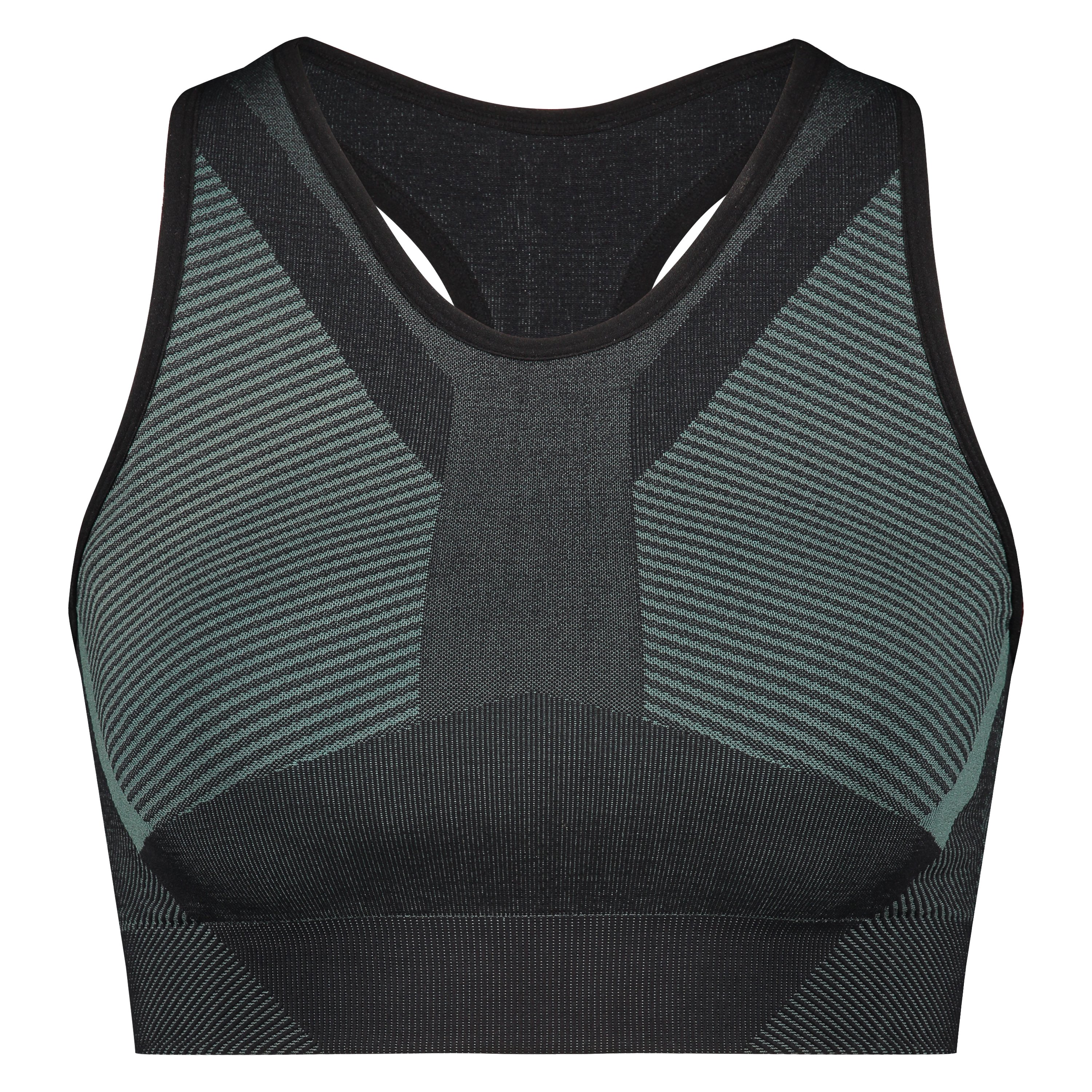 HKMX Sports bra The Motion Level 2, Green, main