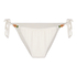 Highleg Bikini Bottom Crinkle, White