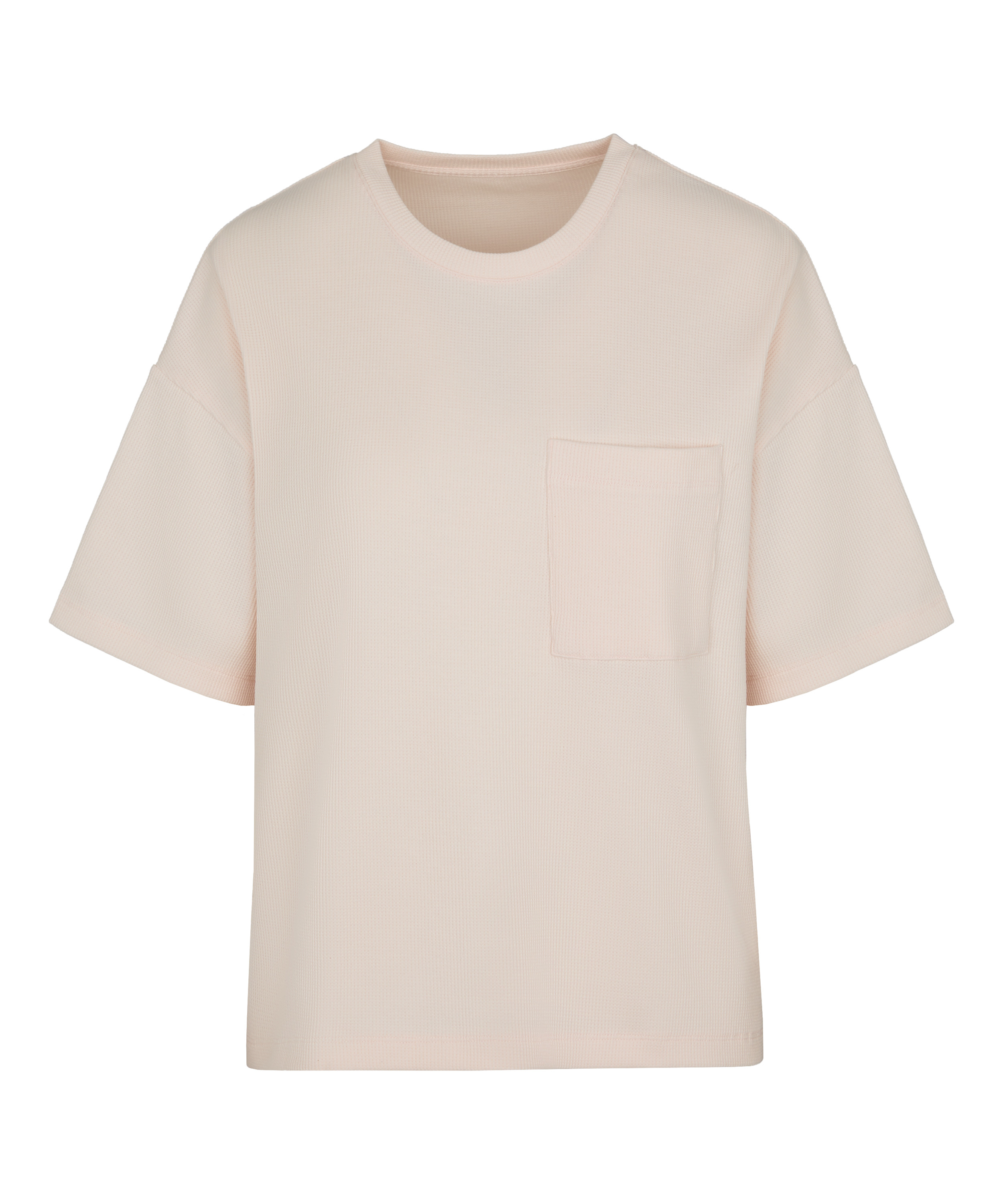 Pyjama Top Waffle, Pink, main