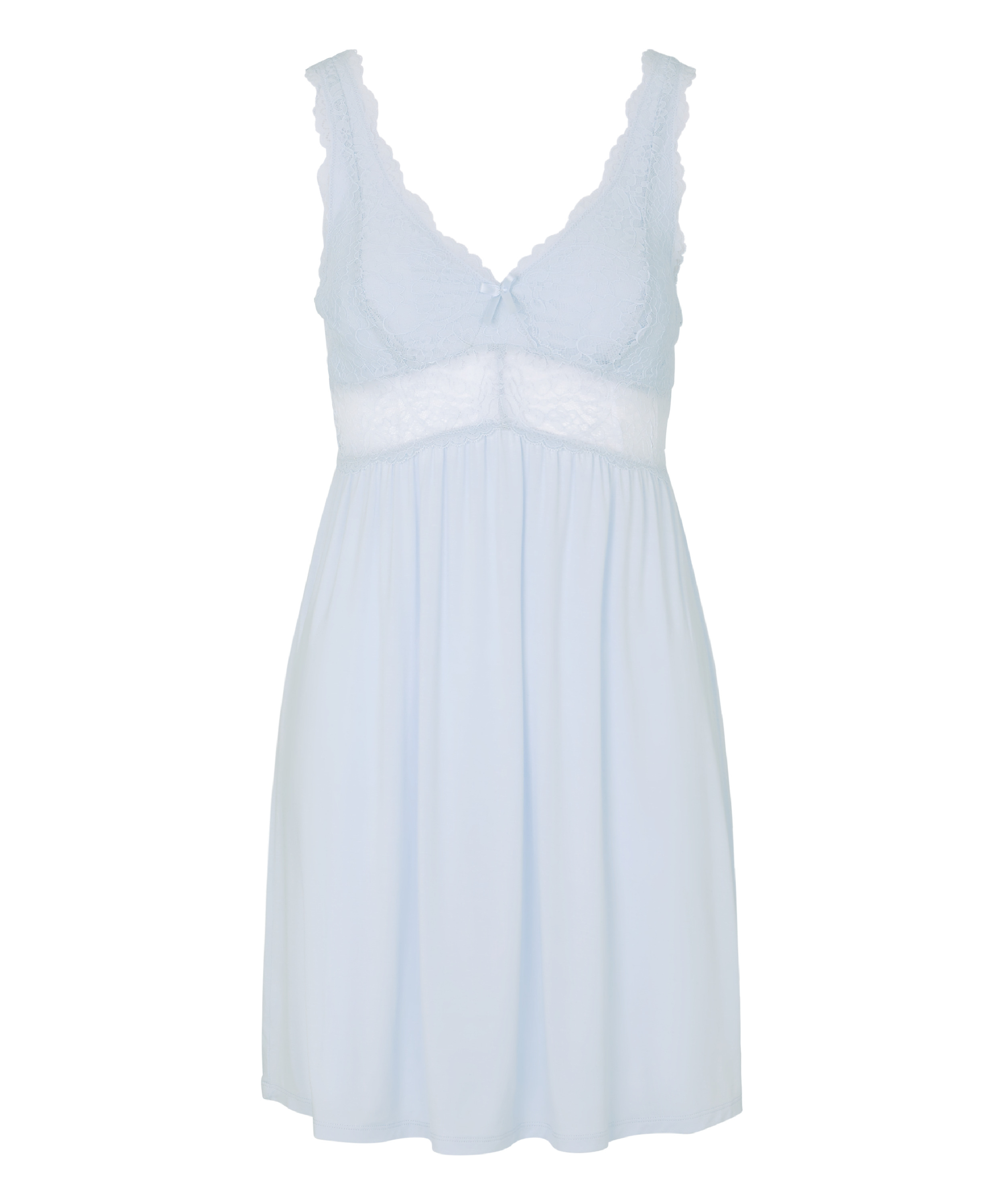 Nora Lace Slip Dress, Blue, main