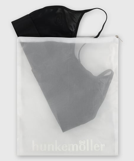 Hosiery bag zipper, White