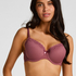 Lola Padded Underwired Bra, Purple