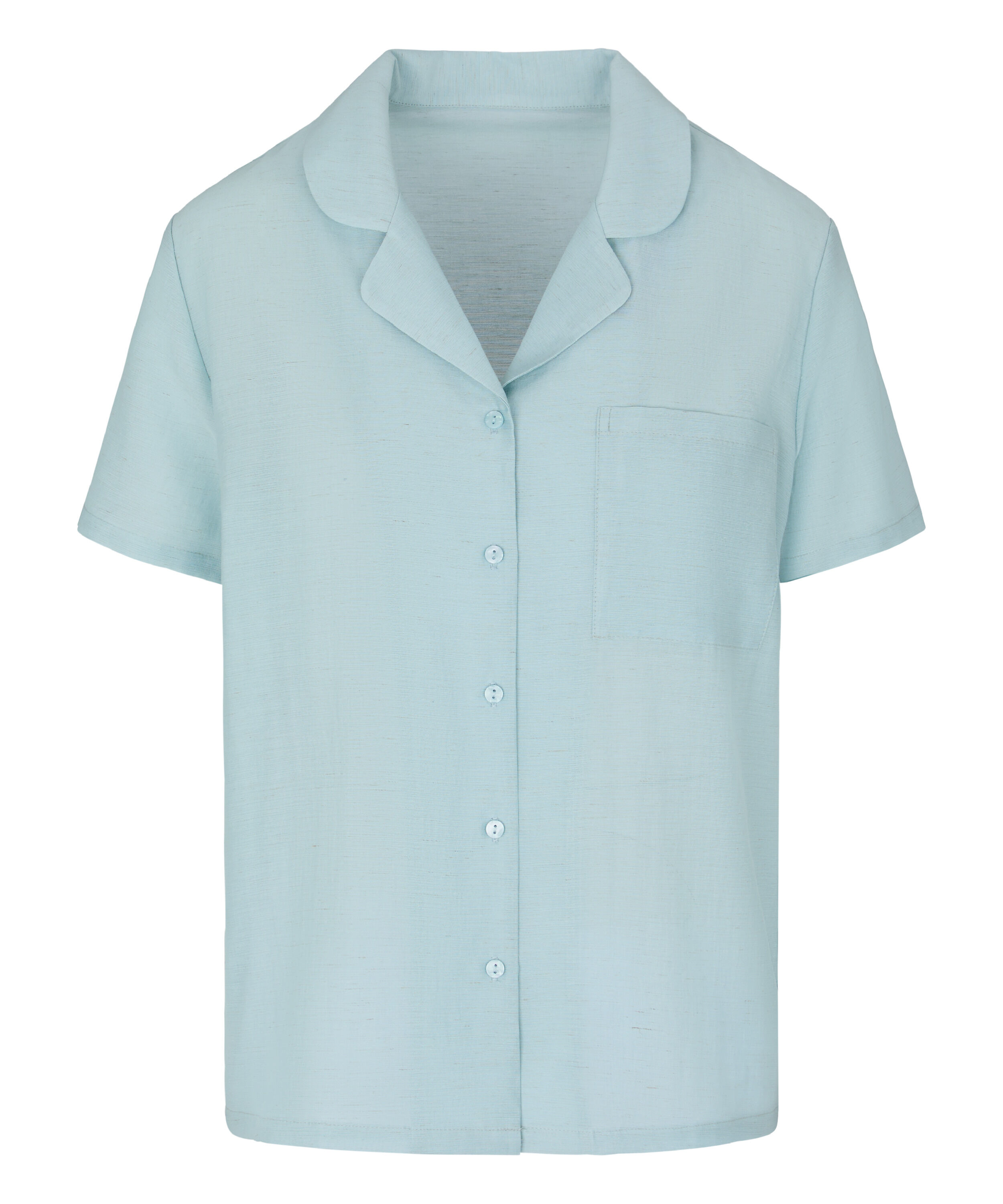 Pyjama Jacket Crinkled, Blue