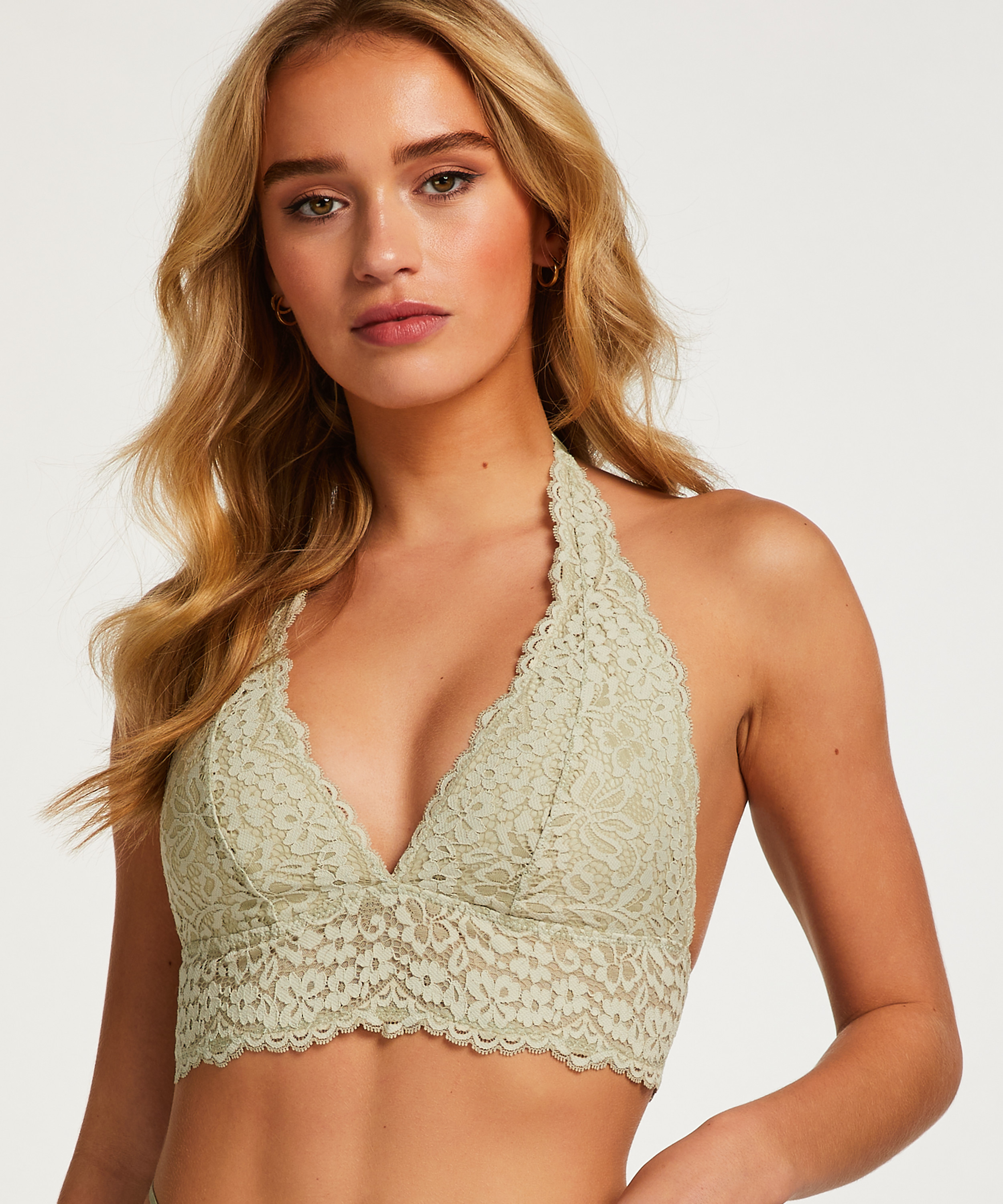 Rose Bralette, Green, main