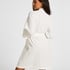 Waffle Bathrobe, White