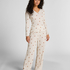Pointelle Pyjama Top, White