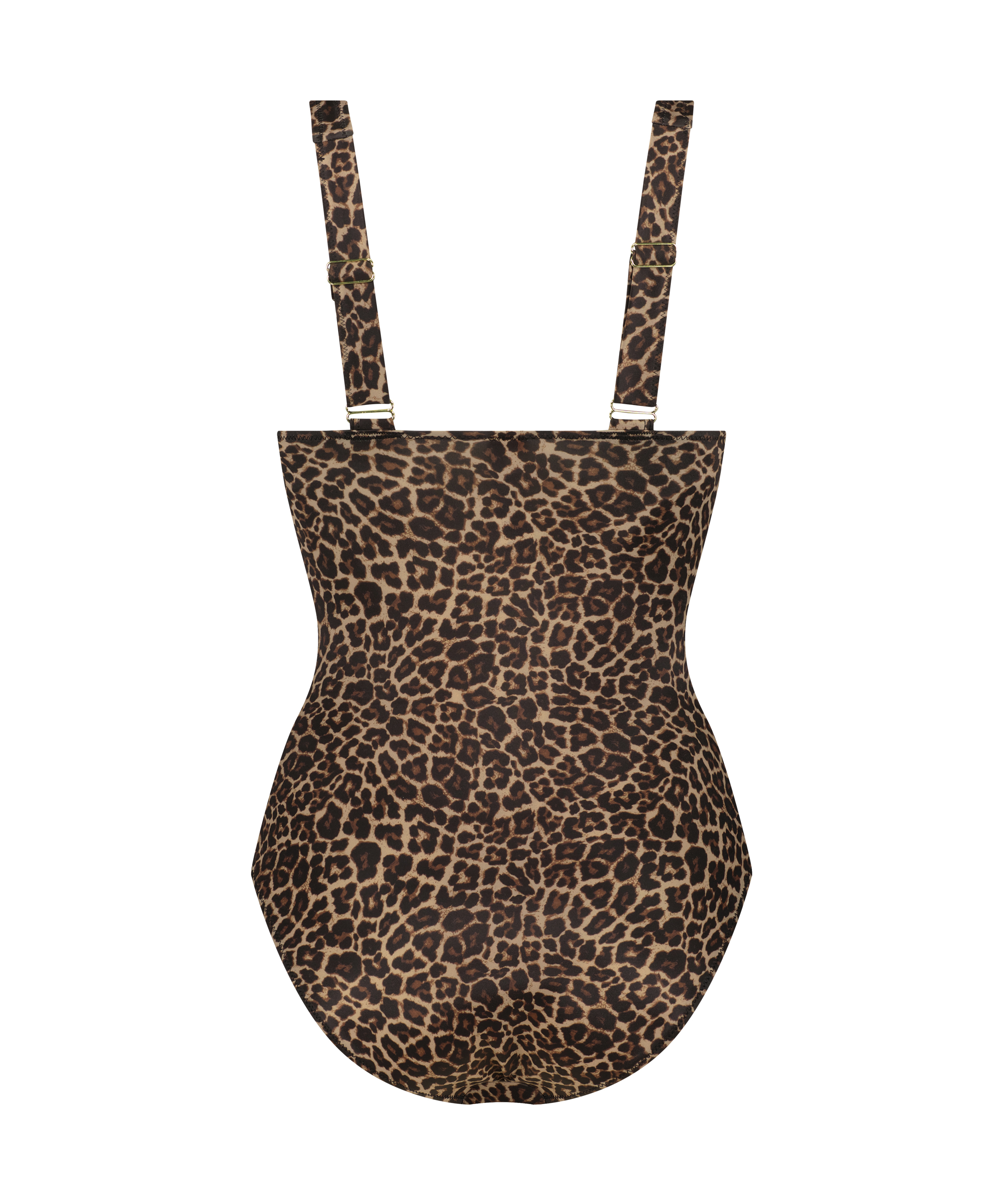 Leopard Swimsuit, Brown, main