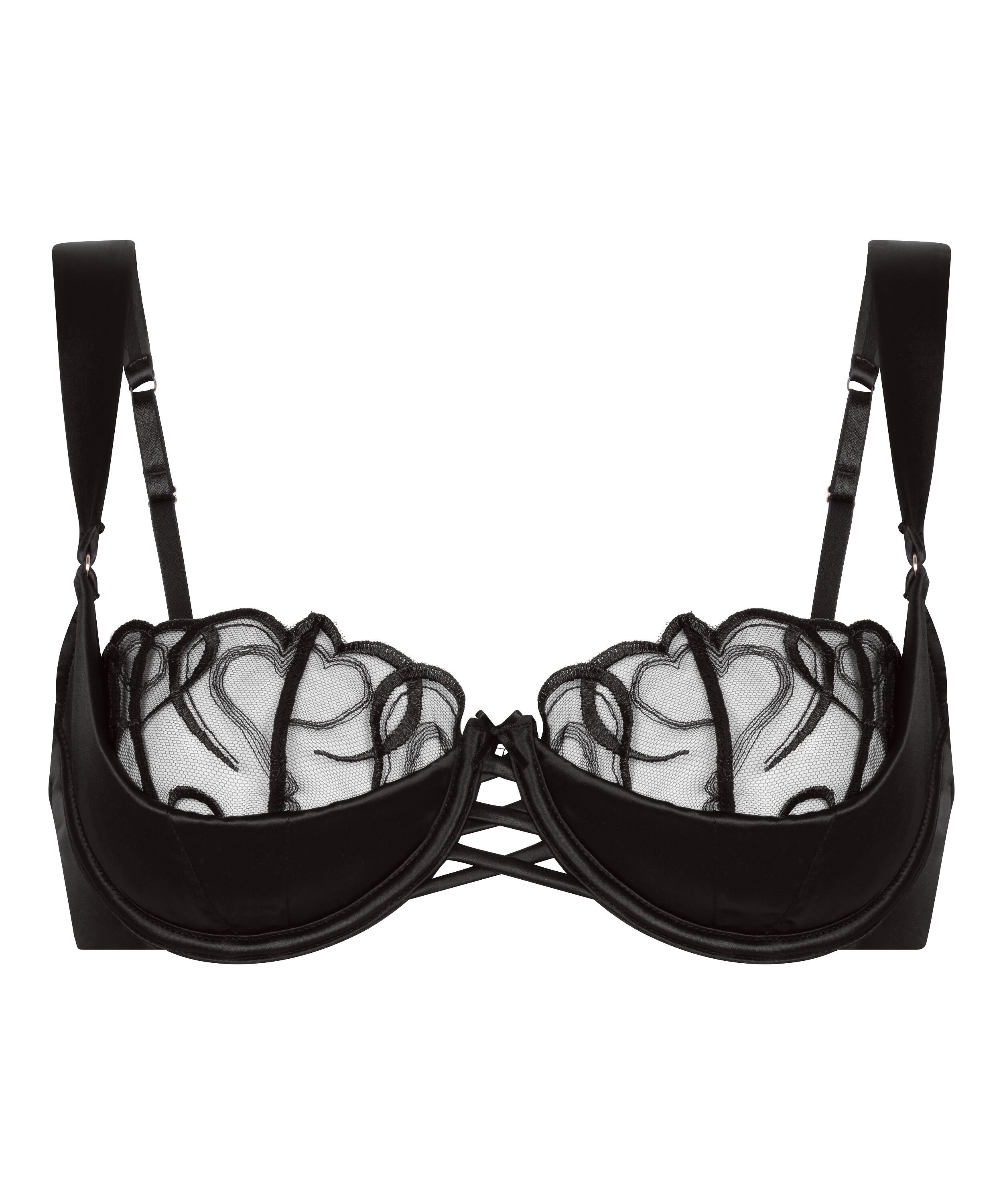 Olivia Non-Padded Underwired Bra, Black
