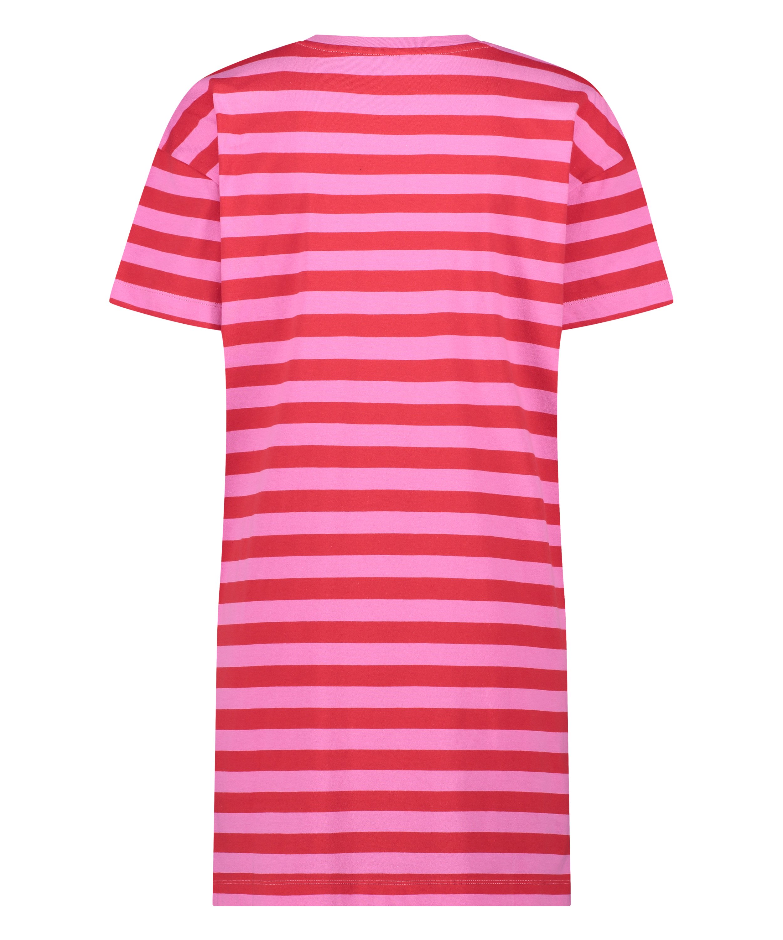 Round Neck Nightshirt, Pink, main