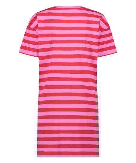 Round Neck Nightshirt, Pink