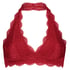 Halter Lace Bralette, Red