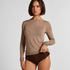 super soft Boatneck shirt with Cashmere, Brown