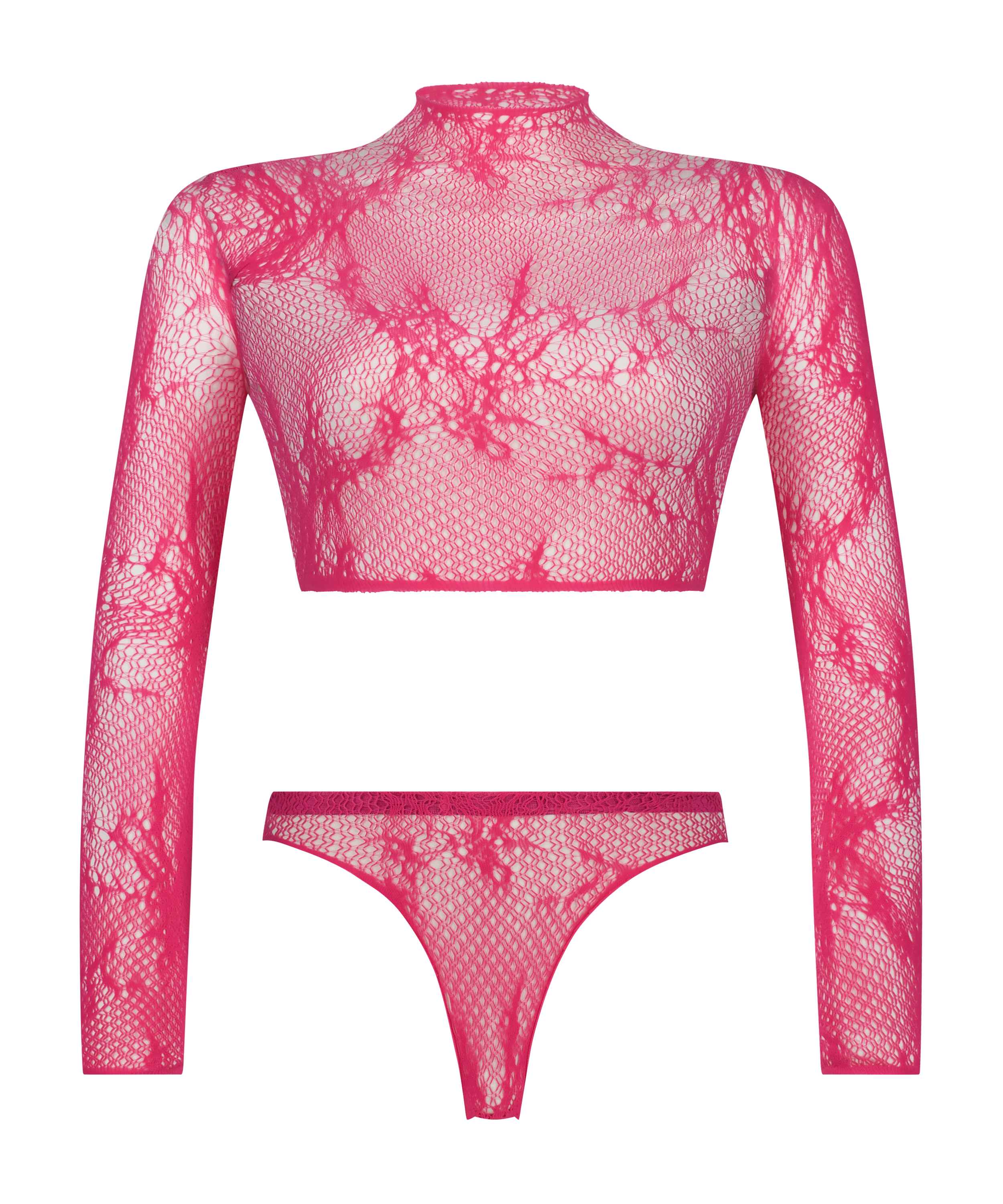 Private Lace Set, Pink, main