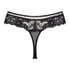 Gianni extra low rise thong, Black