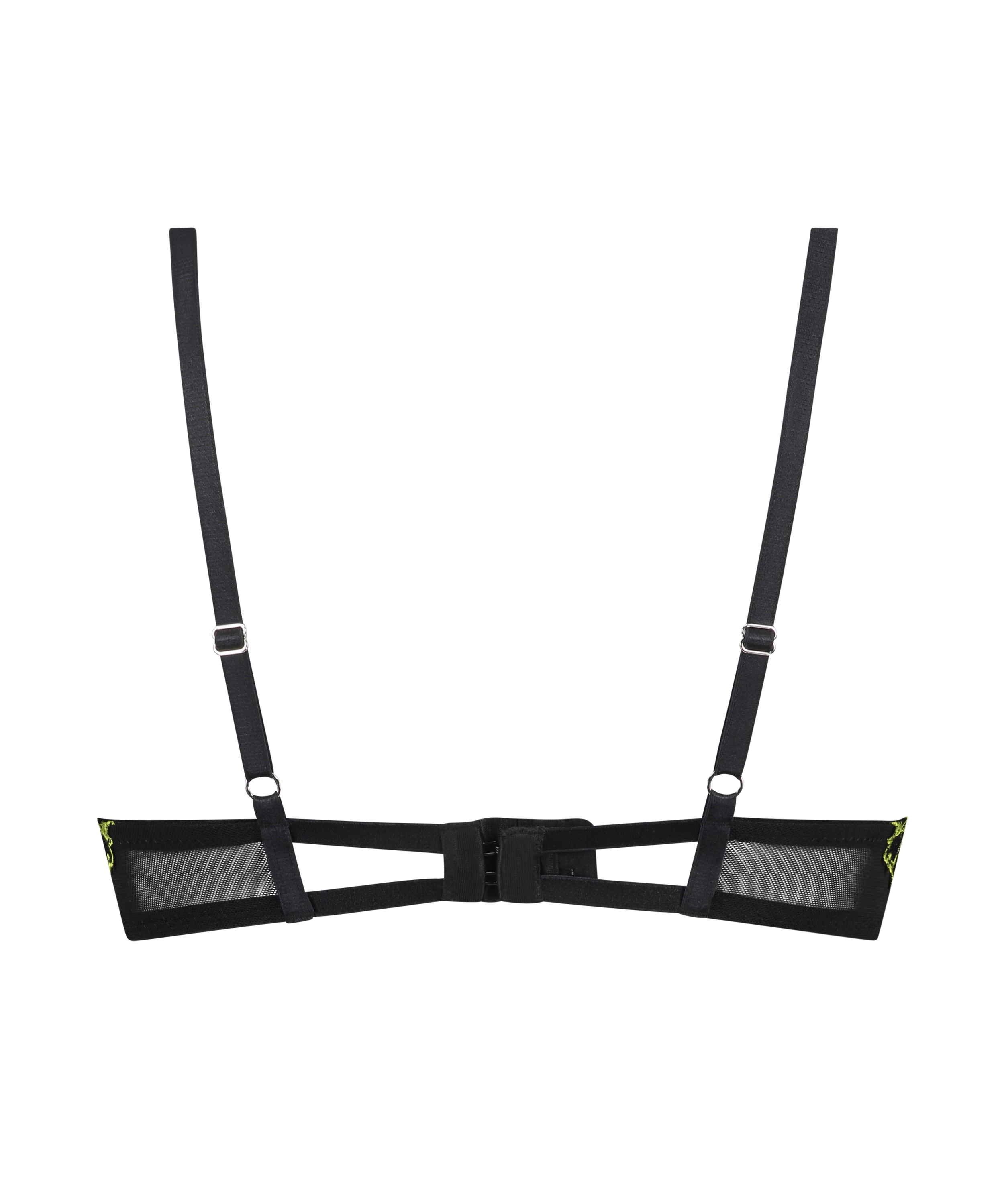 Feyre Padded Underwired Push-Up Bra, Black, main