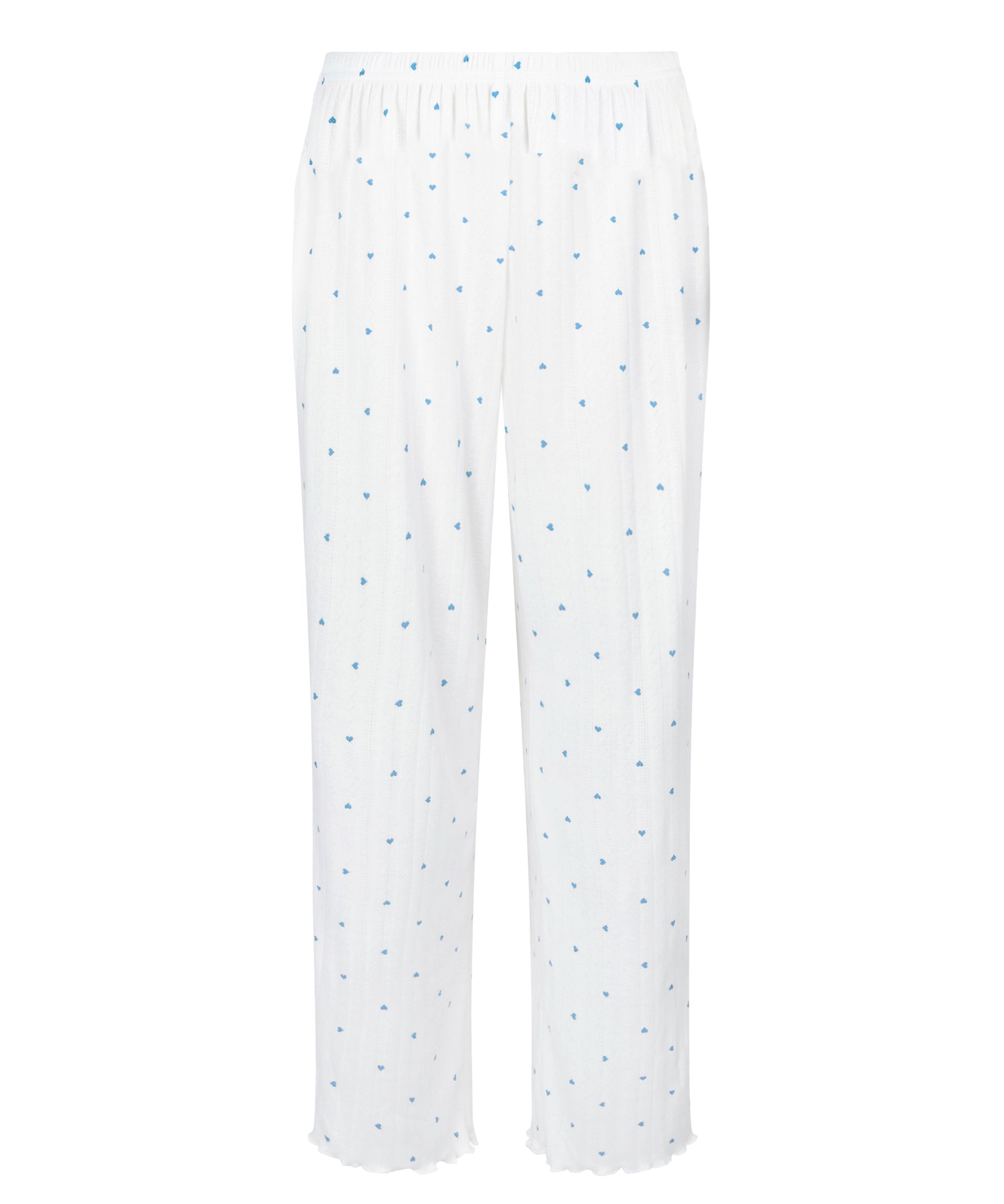 Pointelle Pyjama Pants, Blue, main