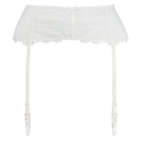 Suspenders, White