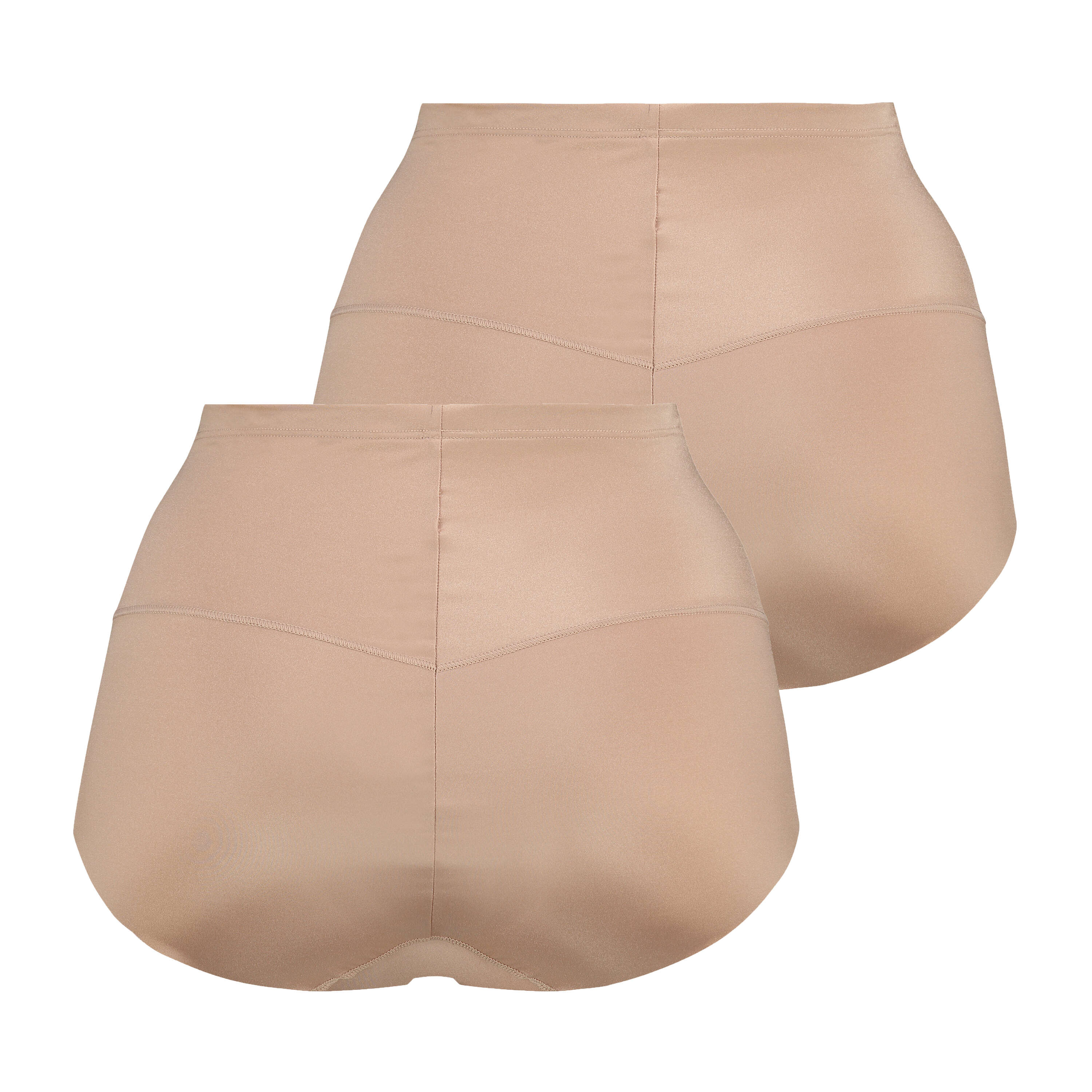 2-Pack Smoothing shaping brief - Level 1, Beige, main