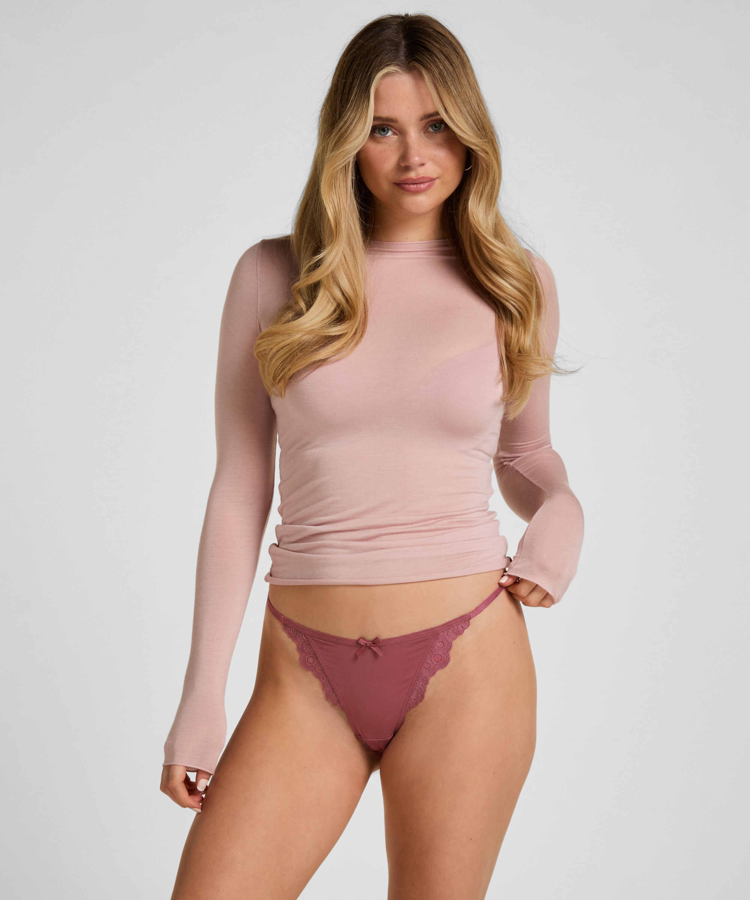 Highleg Brazilian Pamela, Purple