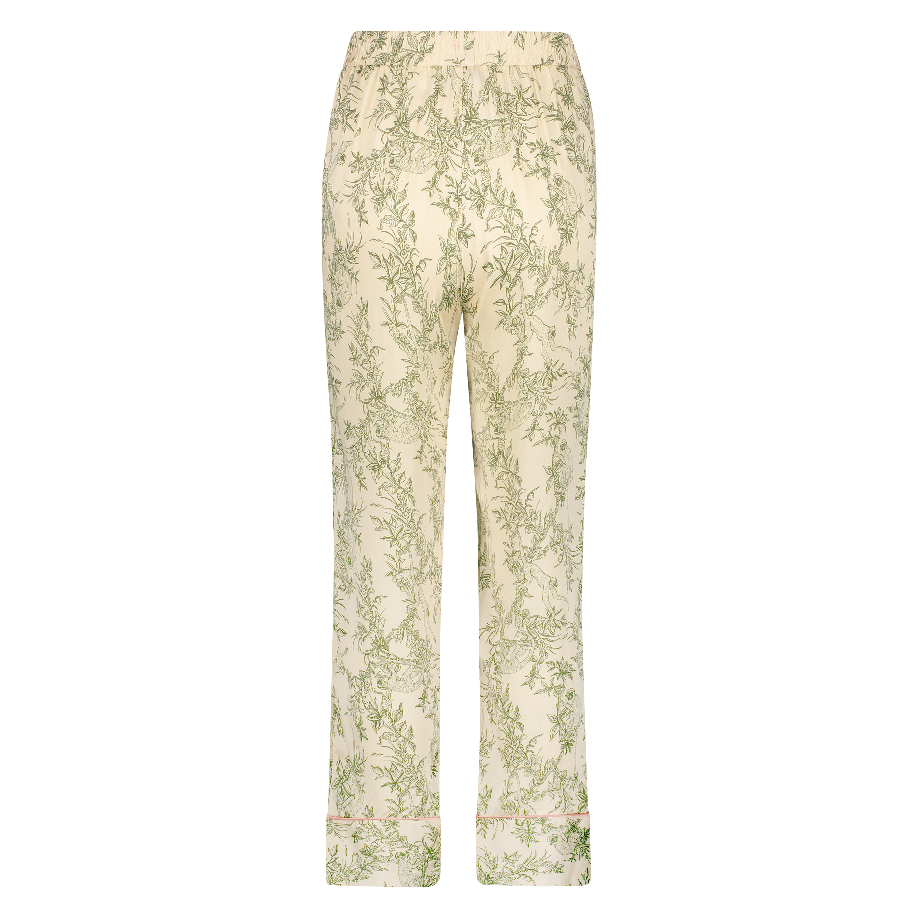 Woven Pyjama Bottoms, Beige, main