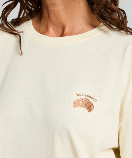 Roundneck Nightshirt, Yellow