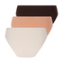 3-pack invisible Brazilian, Brown