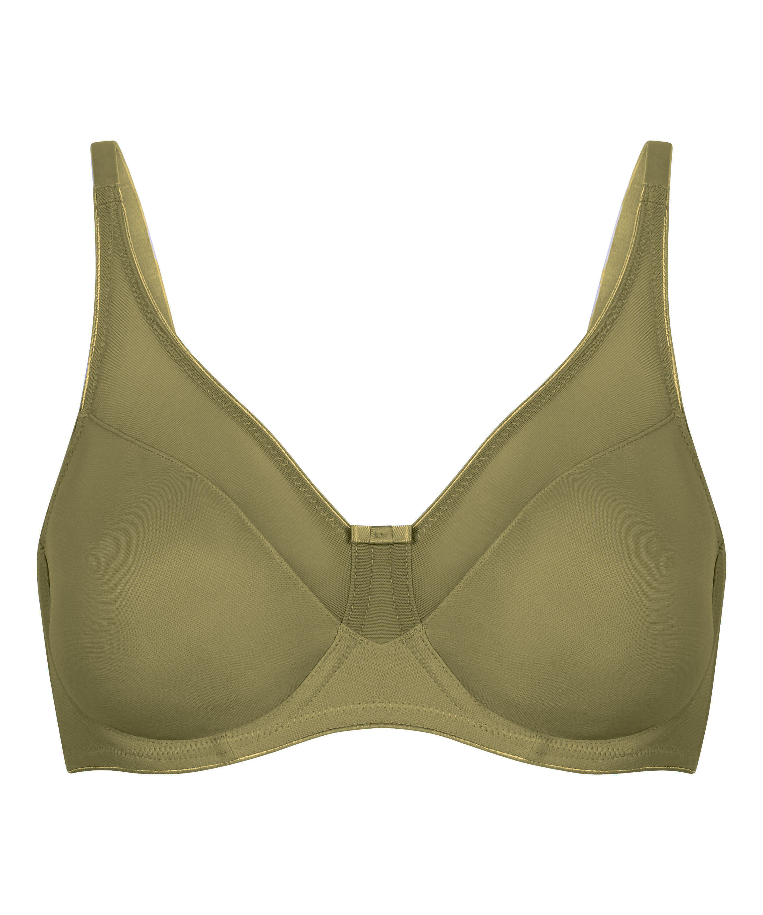 Nina Non-Padded Underwired Minimizer Bra, Green