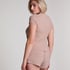 Pyjama Top Rib Essential, Beige