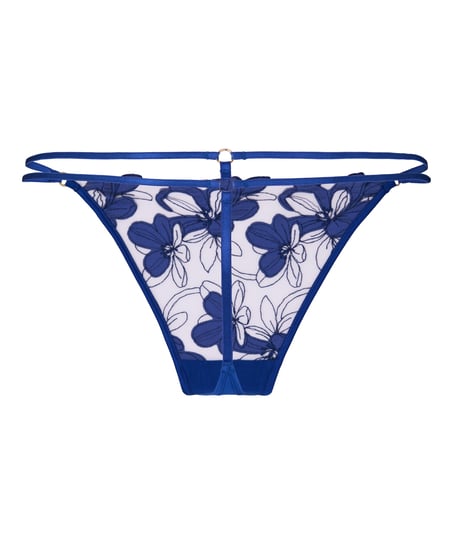 Highleg Thong Beatrice, Blue