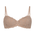 Anya Padded Underwired Bra, Brown