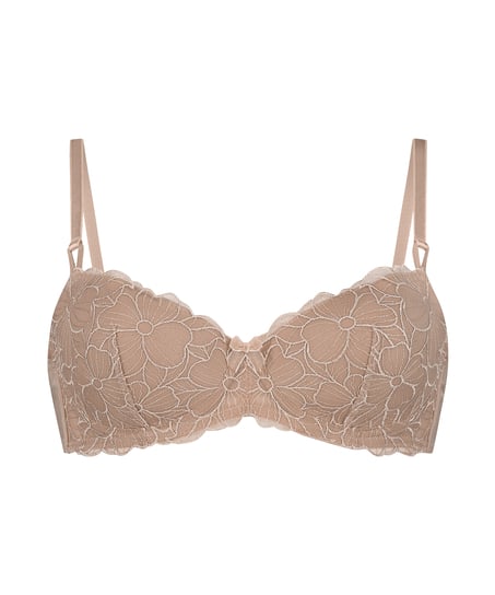 Anya Padded Underwired Bra, Brown