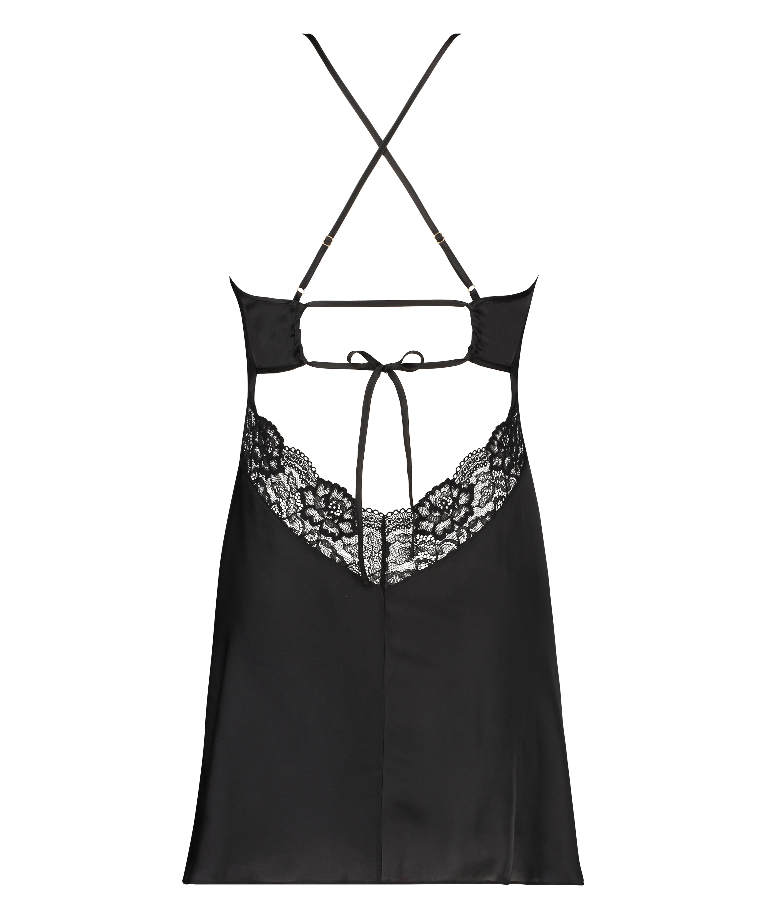 Nina Slip Dress, Black, main