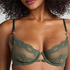 Shae Non-Padded Underwired Bra, Green