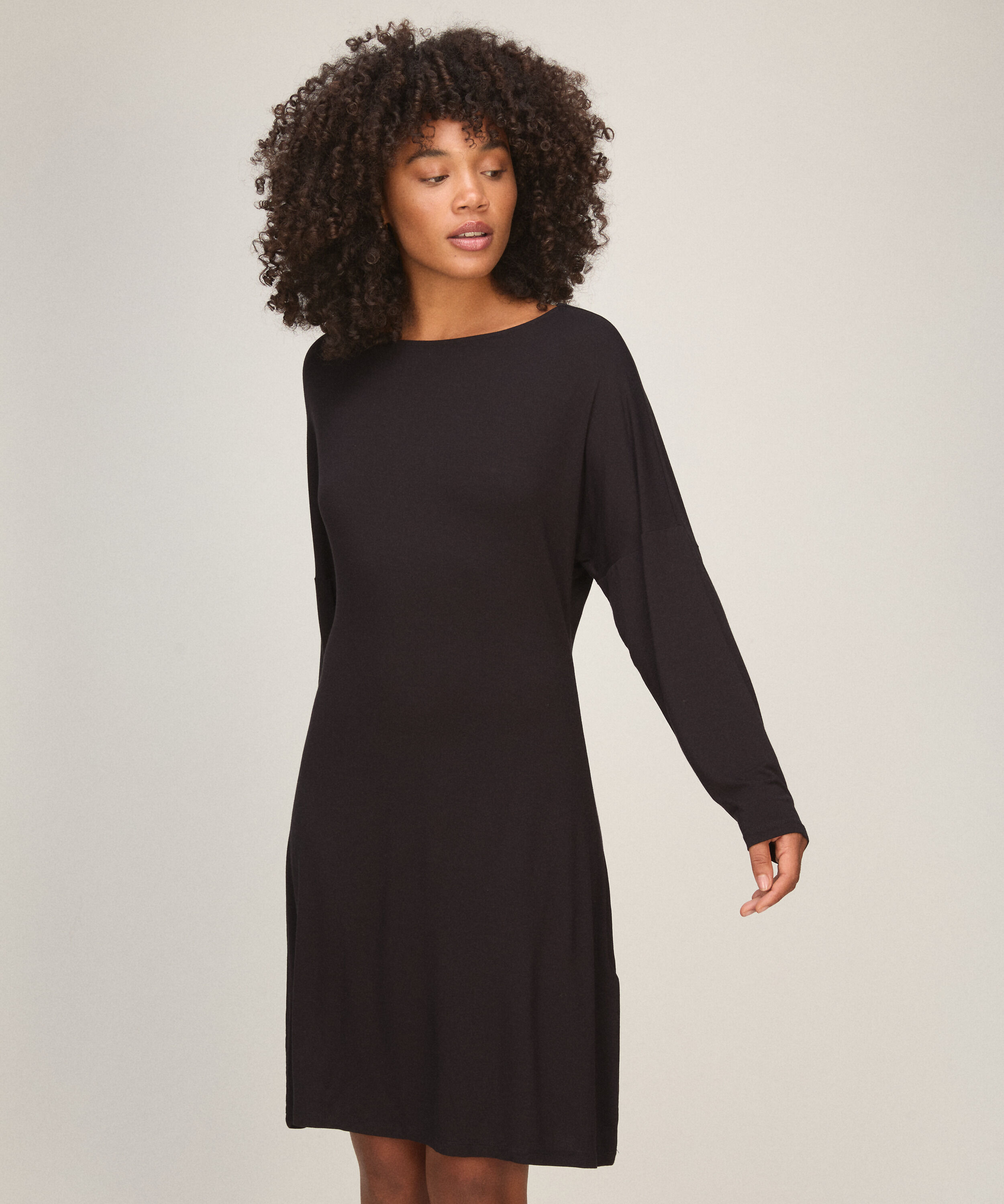 Nightshirt Jersey Essential, Black