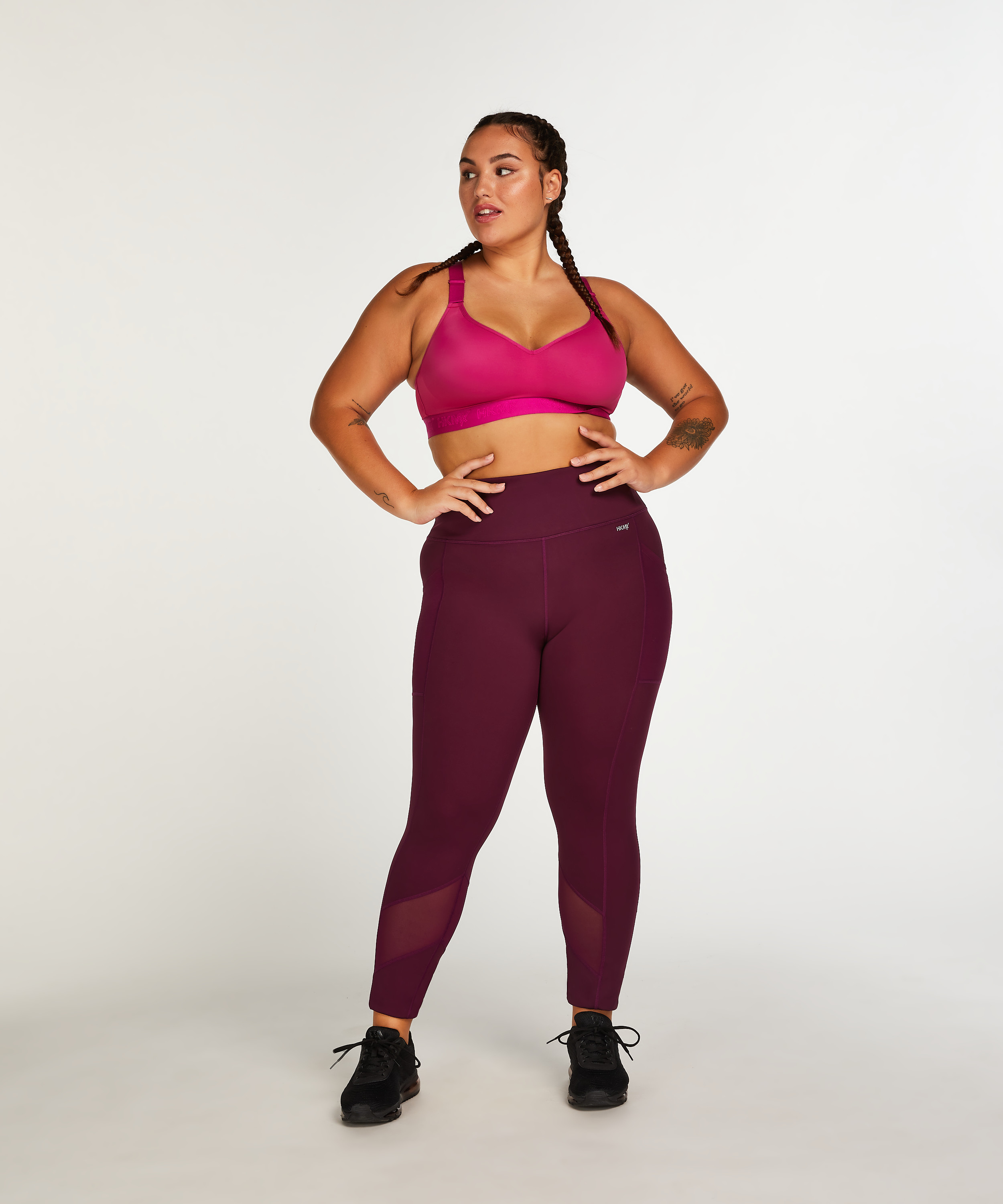HKMX Oh My Squat High Waisted Leggings, Purple, main