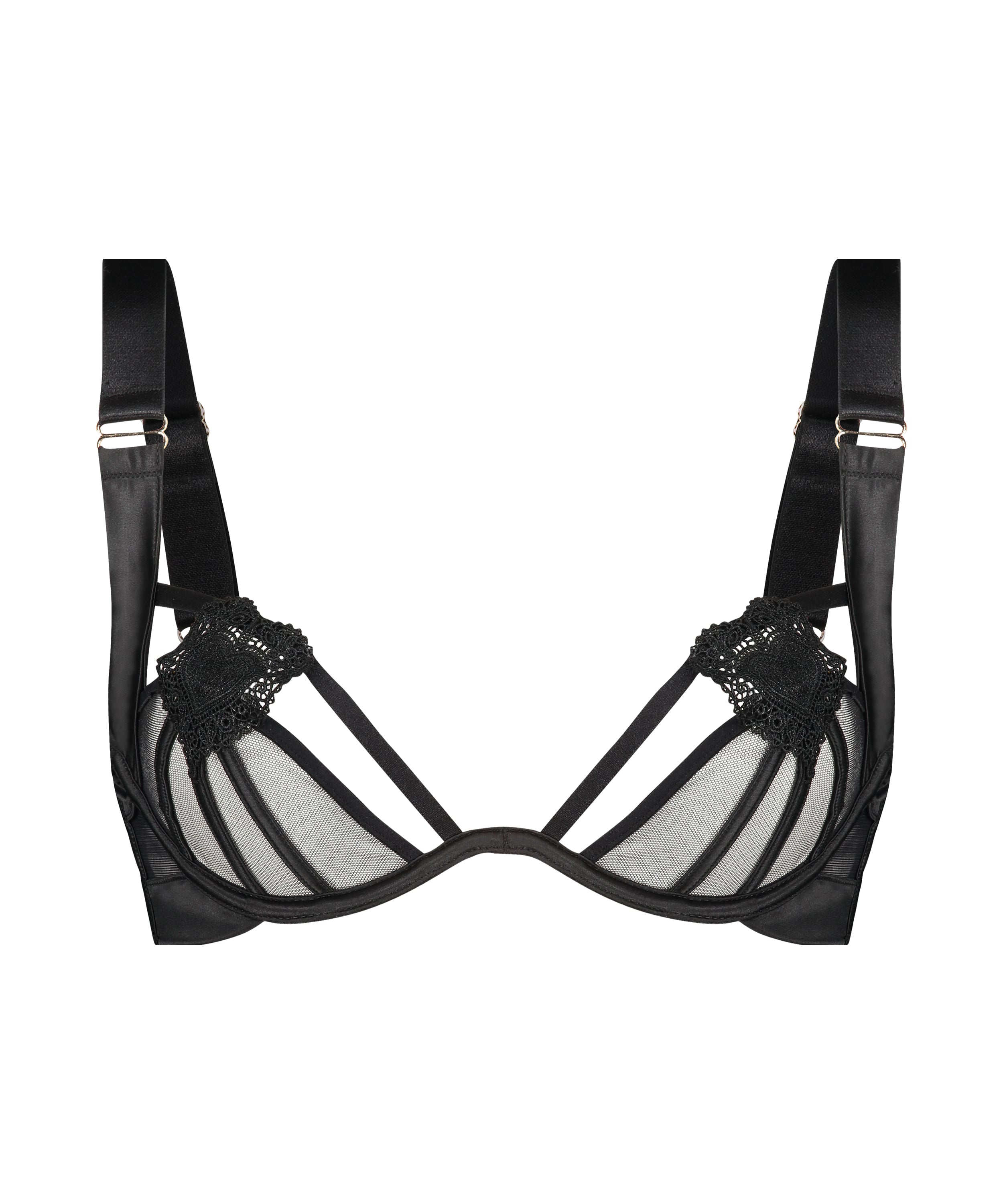 Casanova Non-Padded Underwired Bra, Black, main