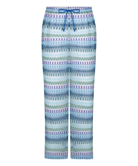 Cali Crochet Pants, Blue