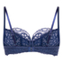 Marine Non-Padded Underwired Bra, Blue