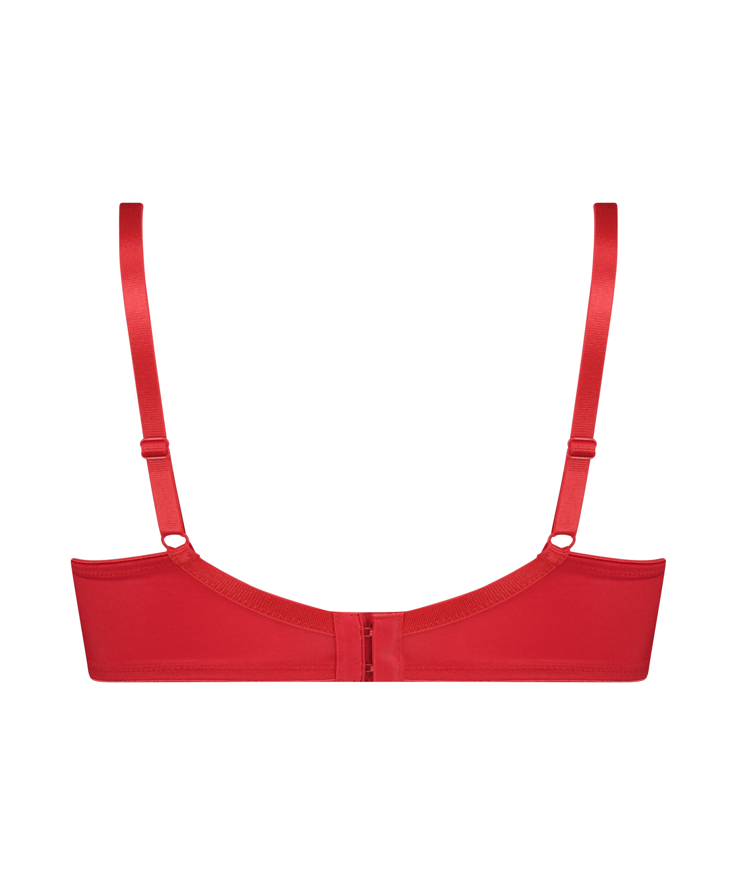 Nina Non-Padded Underwired Minimizer Bra, Red, main