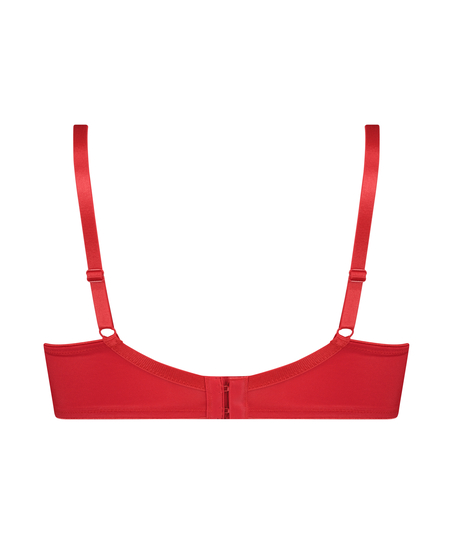 Nina Non-Padded Underwired Minimizer Bra, Red