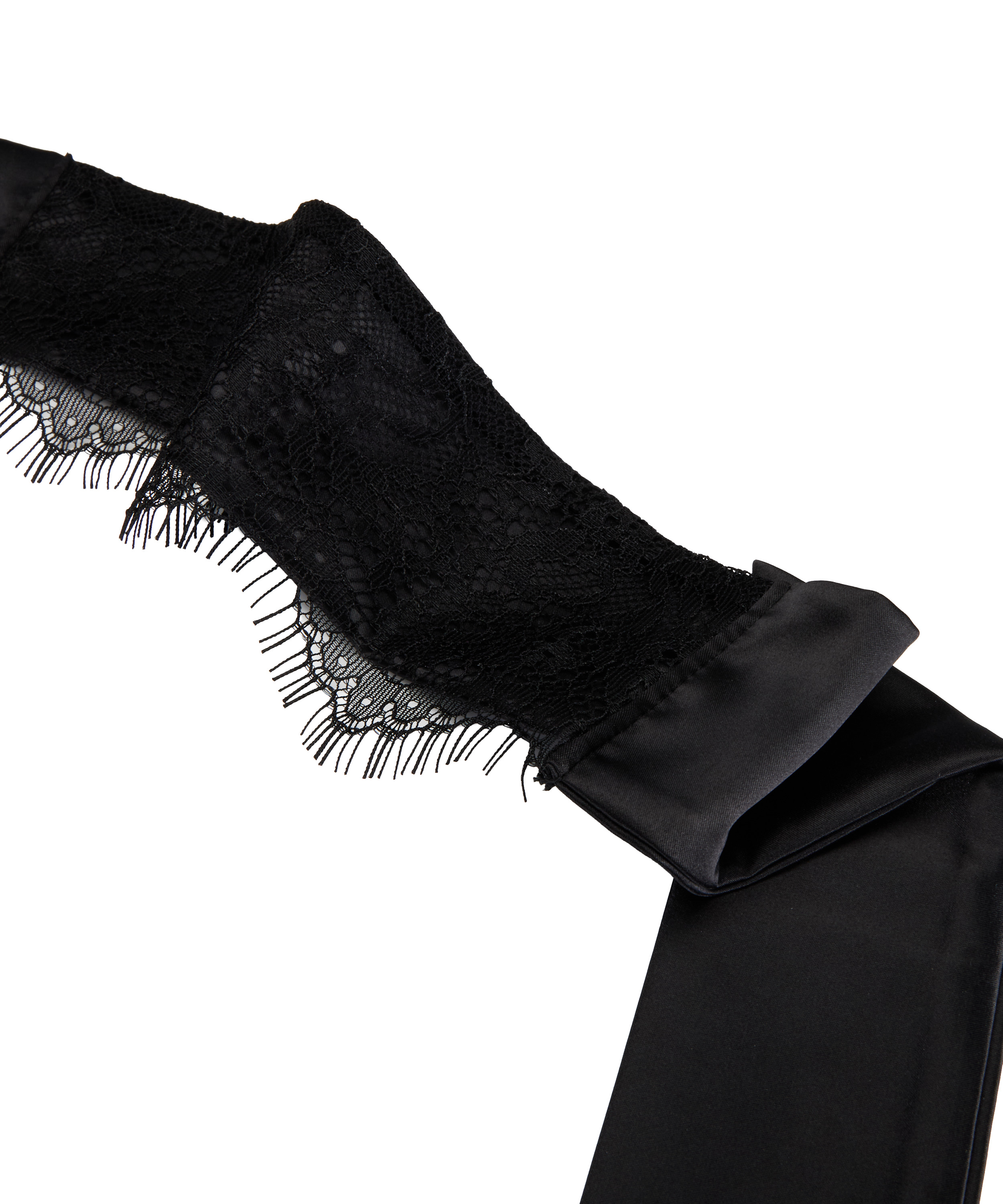 Lace Eyemask, Black, main