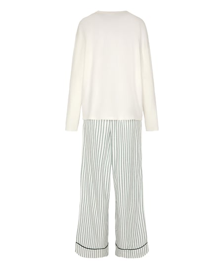 Pyjama Set Viscose, White