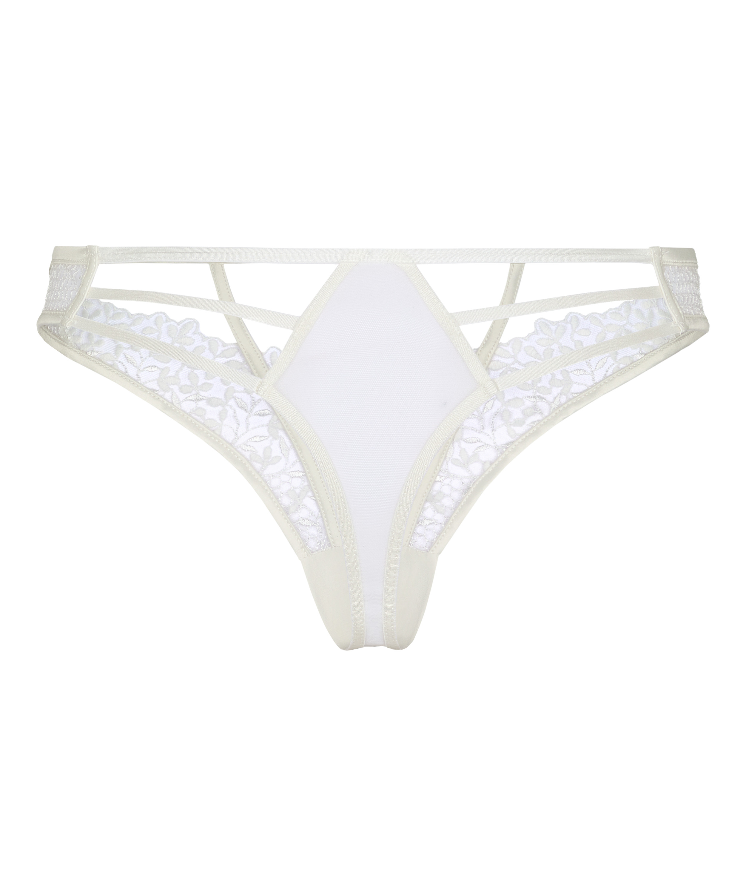 Kristina Highleg Thong, White, main