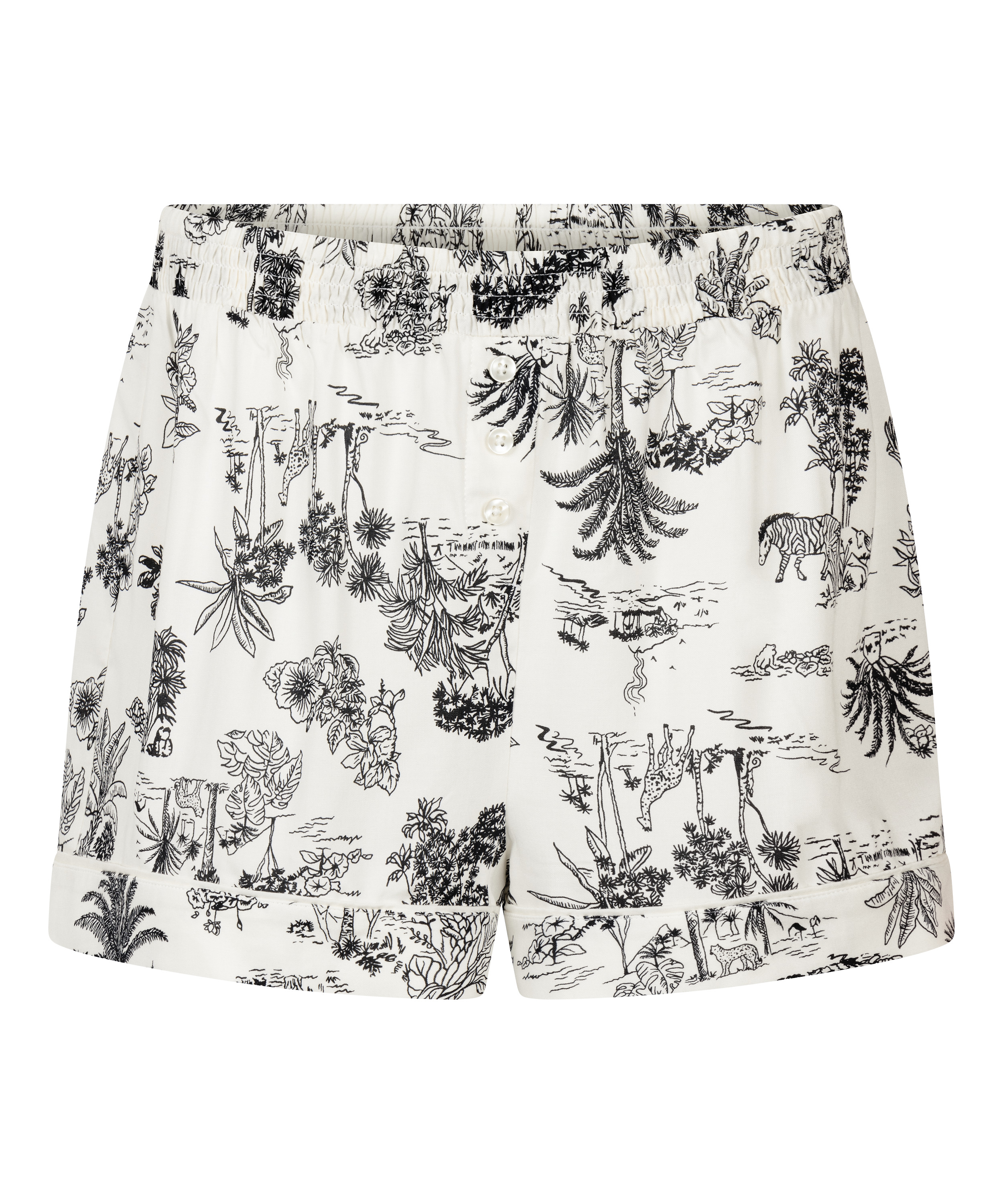 Short Woven, White, main
