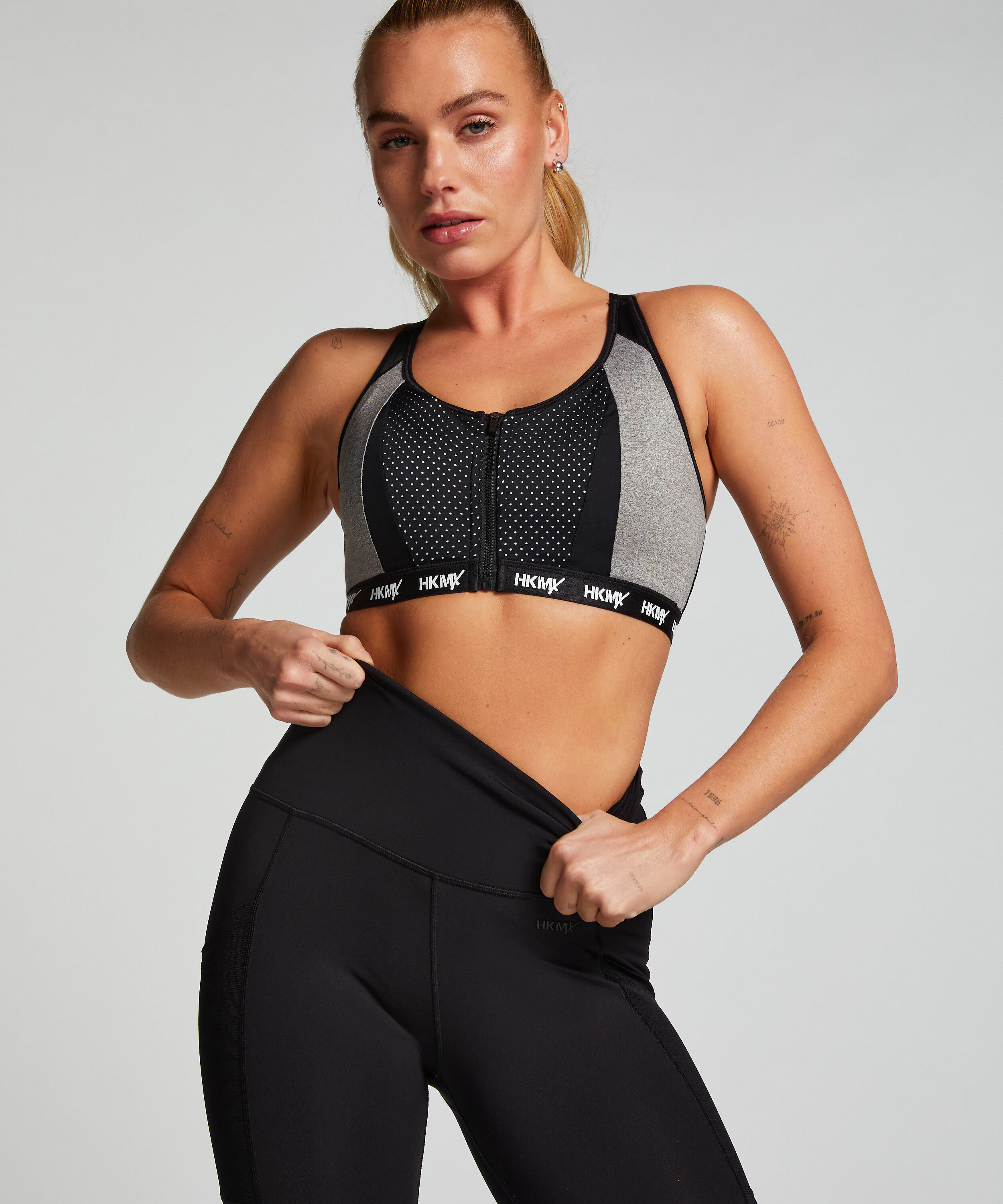 HKMX Sports bra The Pro Level 3, Gray
