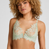 Malou Non-Padded Underwired Bra, Green