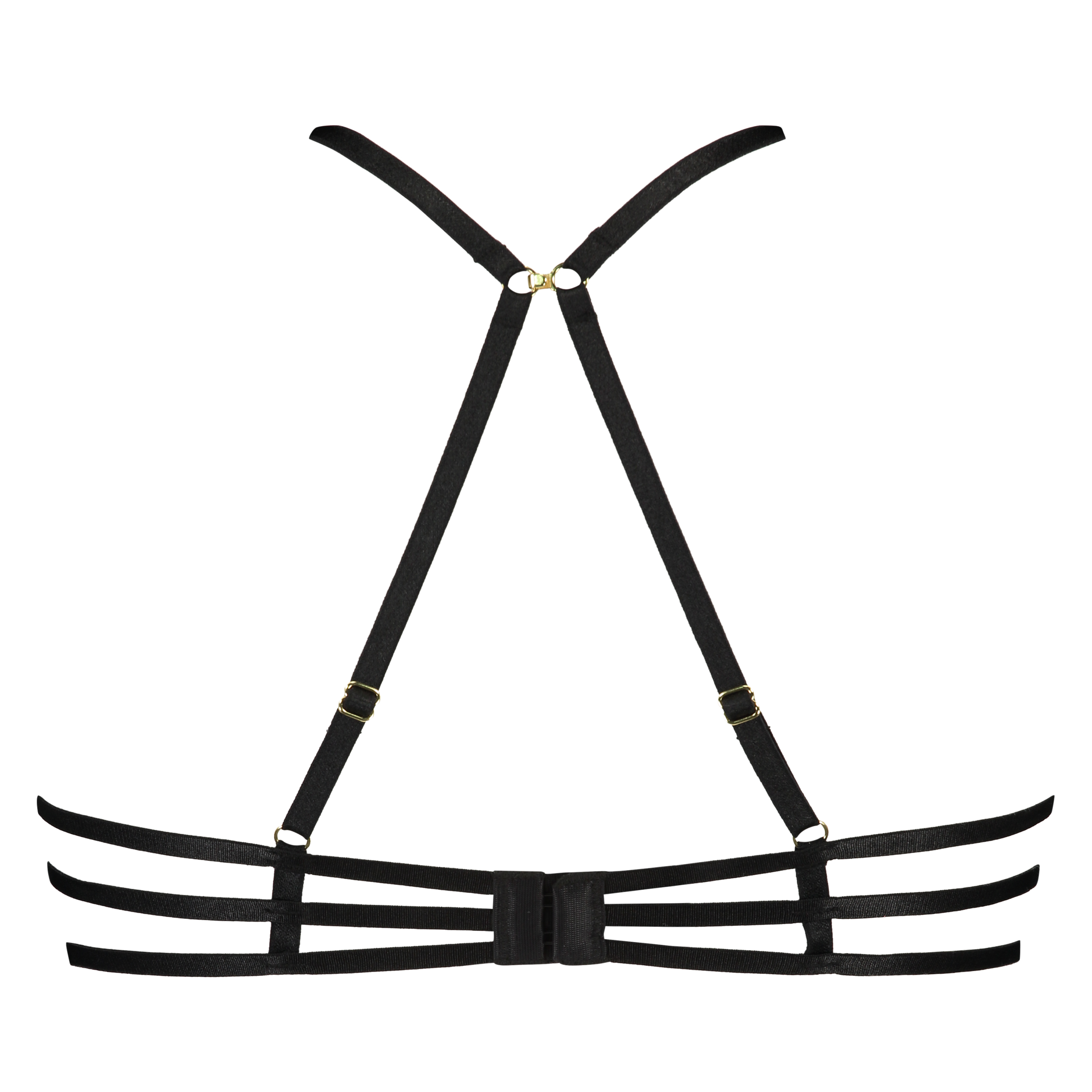 Yuna non-padded underwired bra, Black, main