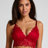 Marianna Triangle Bralette, Red