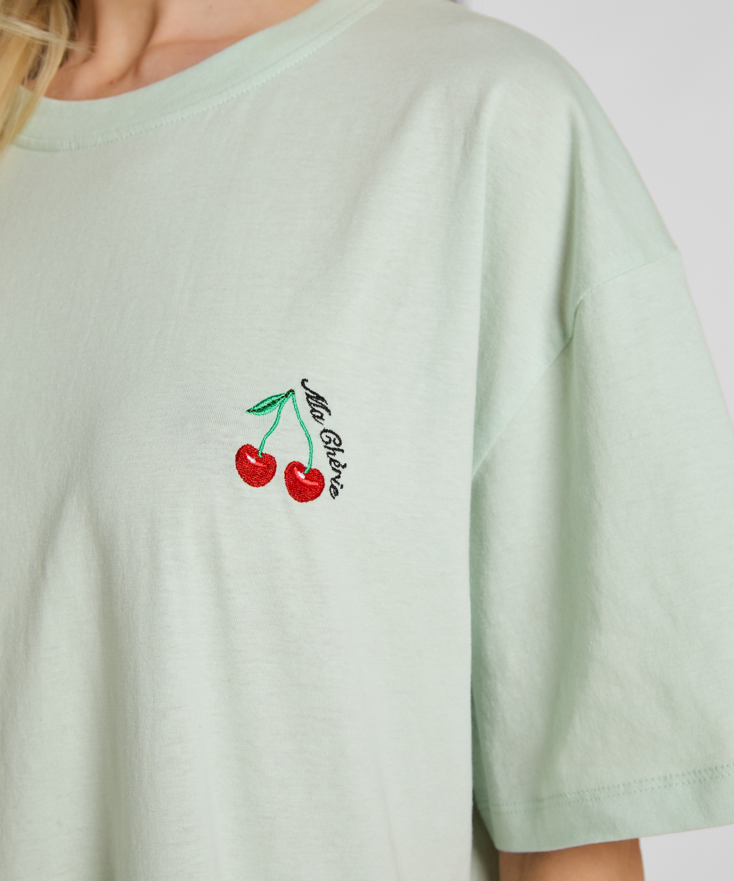 Roundneck Nightshirt, Green, main