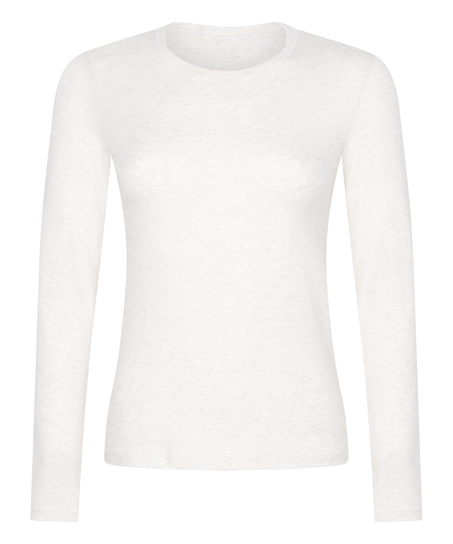 Longsleeved Shirt from Soft Cotton, Beige